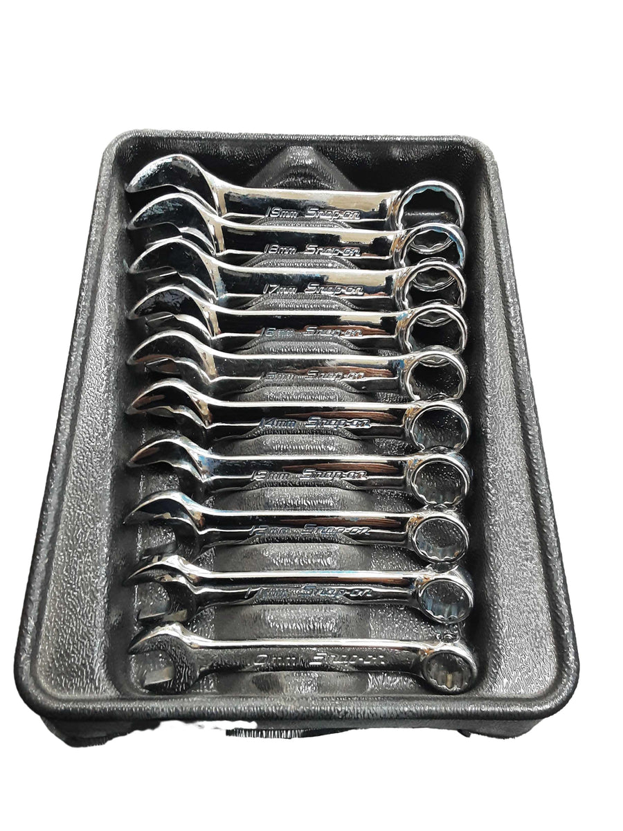 Snapon Oxim710b Silver Metric Hand Wrench