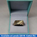 Men's Ring - Yellow Gold 10k (.417) 4.9 grams Size 20