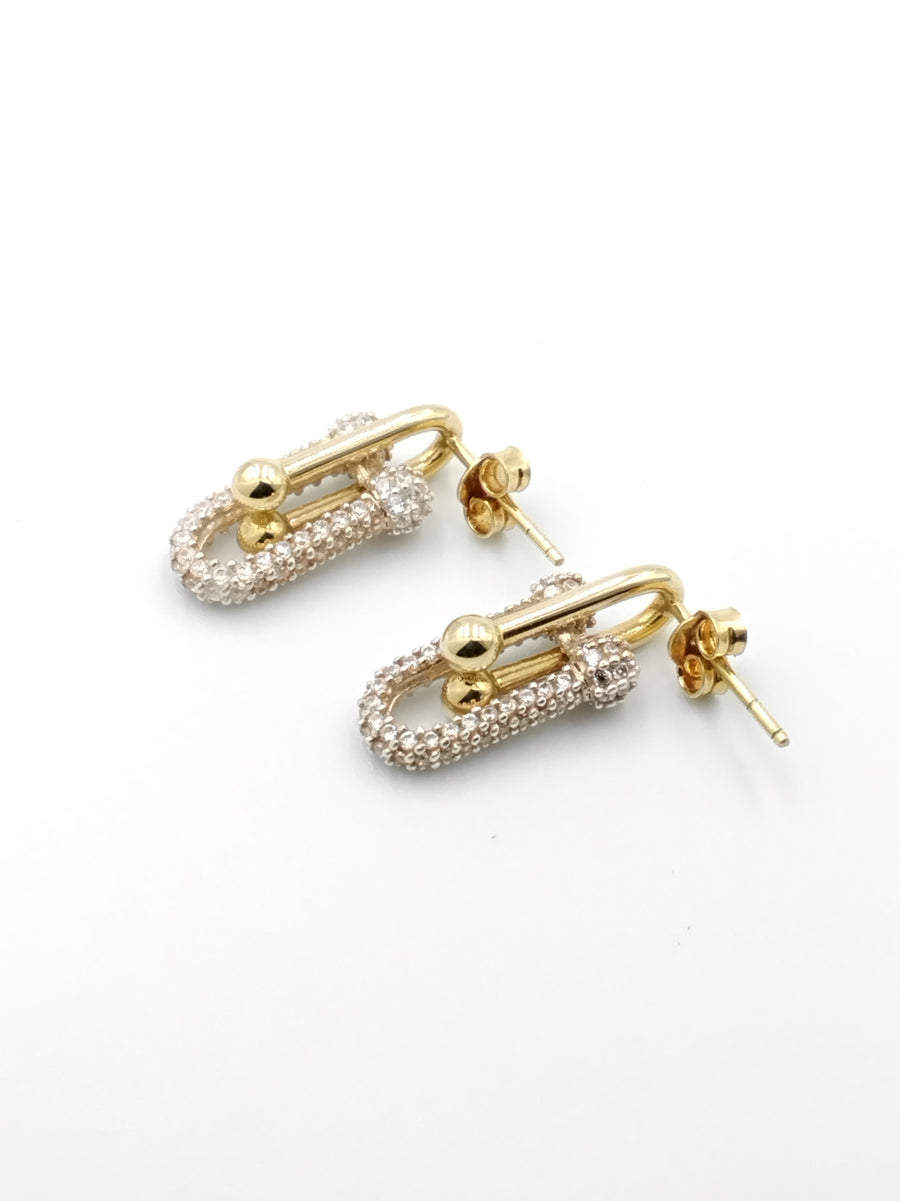 Earrings - Yellow Gold 18k (.750) 3.3 grams