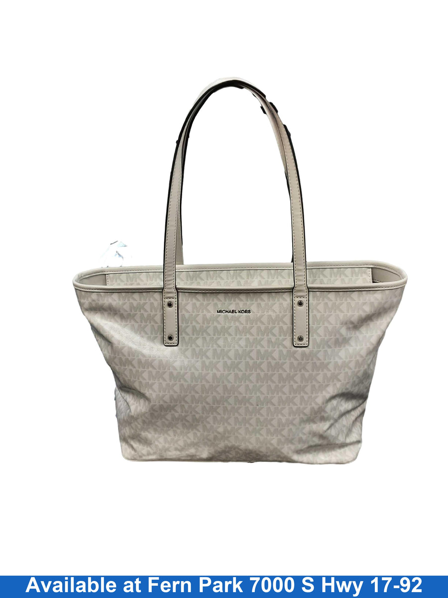 Michael Kors Ab-2212 White Purse / Handbag