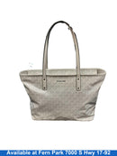 Michael Kors Ab-2212 White Purse / Handbag