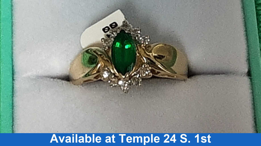 Women's Ring - Yellow Gold 14k (.585) 3.7 grams Size 9