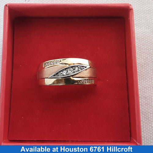 Ring - Wedding Band - Yellow Gold 14k (.585) 4.5 grams Size 10