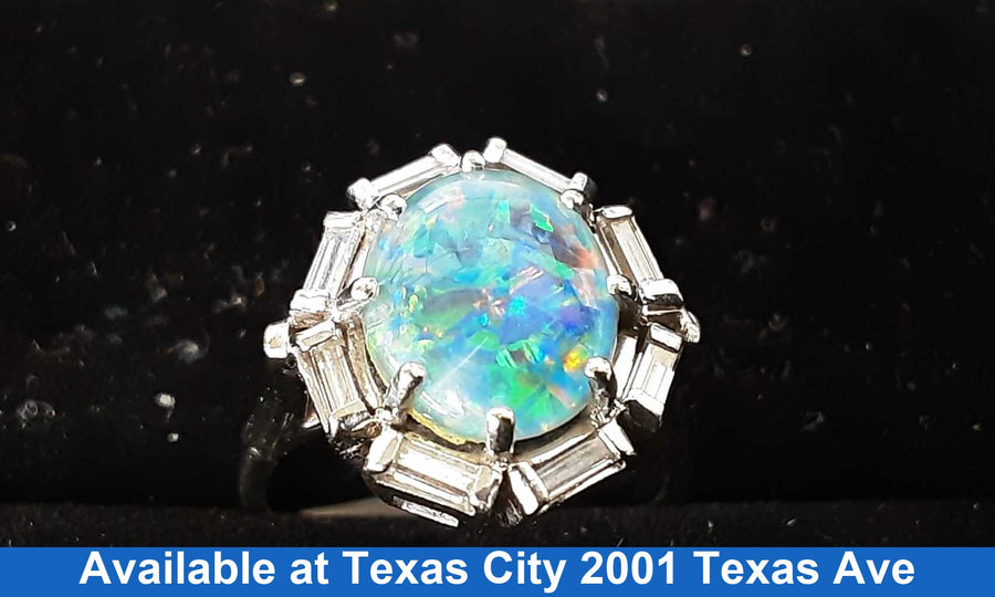 Women's Ring - White Gold 10k (.417) 3.8 grams Size 5