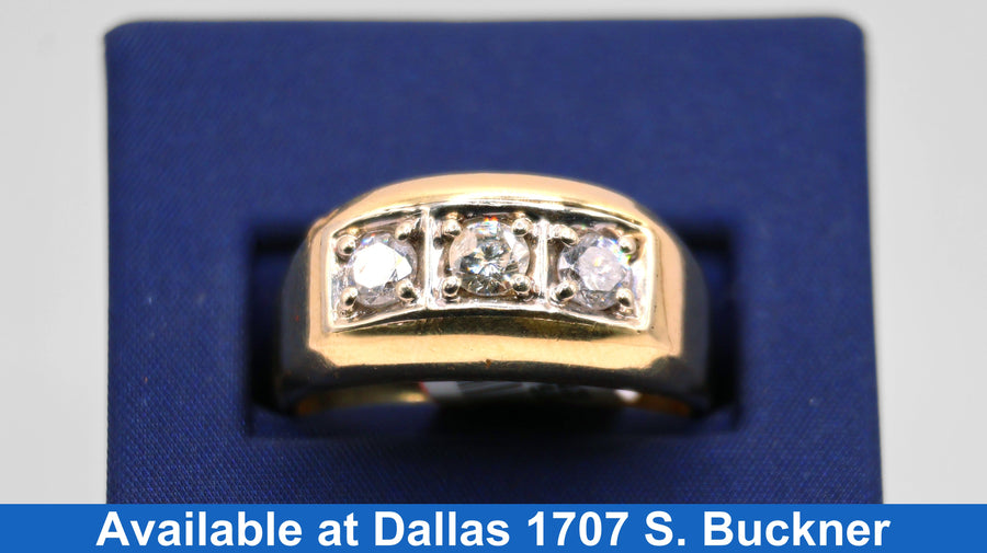 Men's Ring - Yellow Gold 14k (.585) 10.6 grams Size 10