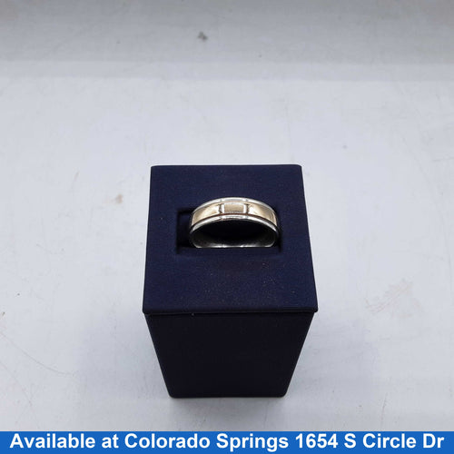 Ring - Wedding Band - Silver 6.2 grams Size 20