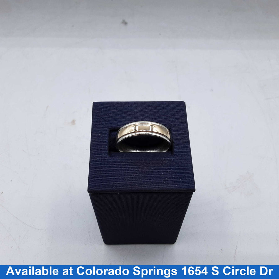 Ring - Wedding Band - Silver 6.2 grams Size 20