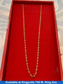 Rope Chain - Yellow Gold 10k (.417) 0.9 grams 16 inch