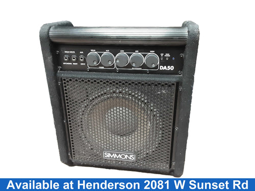 Simmons Da50 Black Generic Amplifier Head