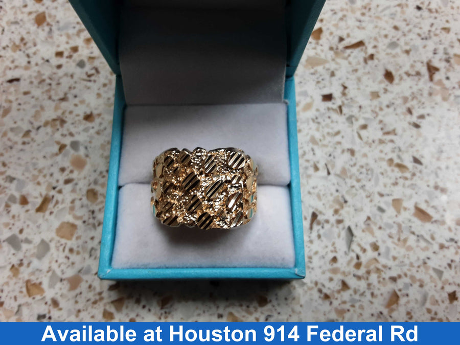 Men's Ring - Yellow Gold 10k (.417) 6 grams Size 14