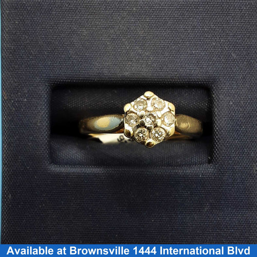 Women's Ring - Yellow Gold 10k (.417) 3 grams Size 8