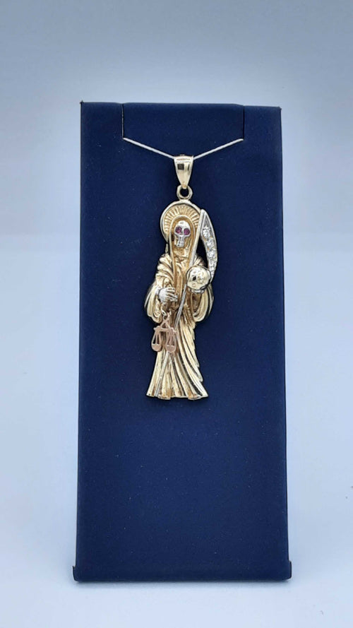 Religious Pendant - Tricolor Gold 10k (.417) 13.5 grams
