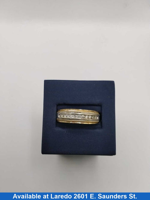 Ring - Wedding Band - Yellow Gold 10k (.417) 6.5 grams Size 11