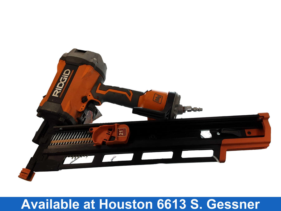 Ridgid R350hf Orange Pneumatic Roofing Nailer