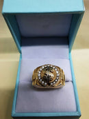 Men's Ring - Yellow Gold 10k (.417) 7.3 grams Size 7