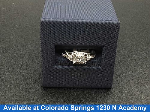 Ring - Engagement Set - White Gold 14k (.585) 3.9 grams Size 6