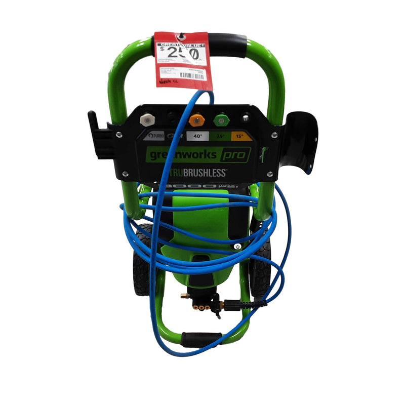 Greenworkspro Gpw3000 Green Corded Pressure Washer