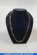Figaro Chain - Yellow Gold 10k (.417) 26.6 grams 18 inch