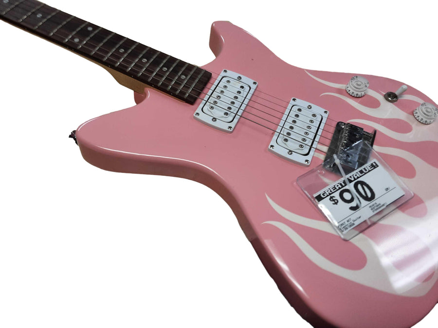 First Act Me4018 Pink Electric Classic Guitar