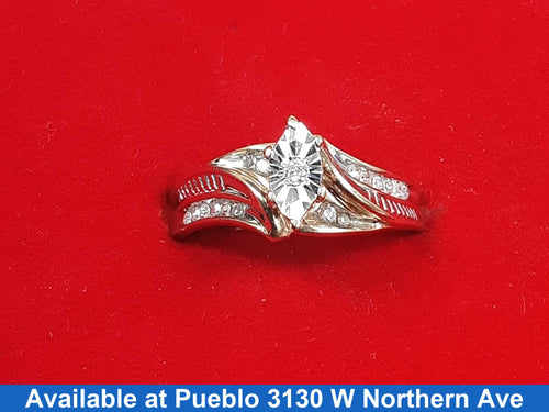 Women's Ring - Yellow Gold 10k (.417) 2.8 grams Size 7
