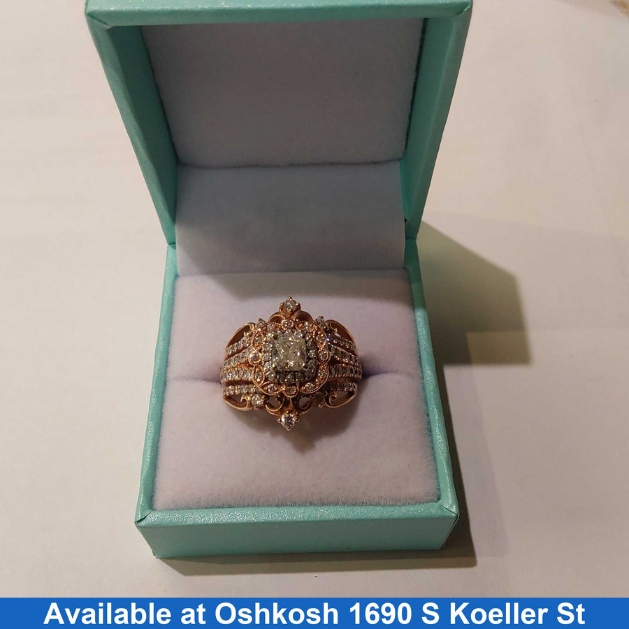 Women's Ring - Rose Gold 14k (.585) 9.2 grams Size 8