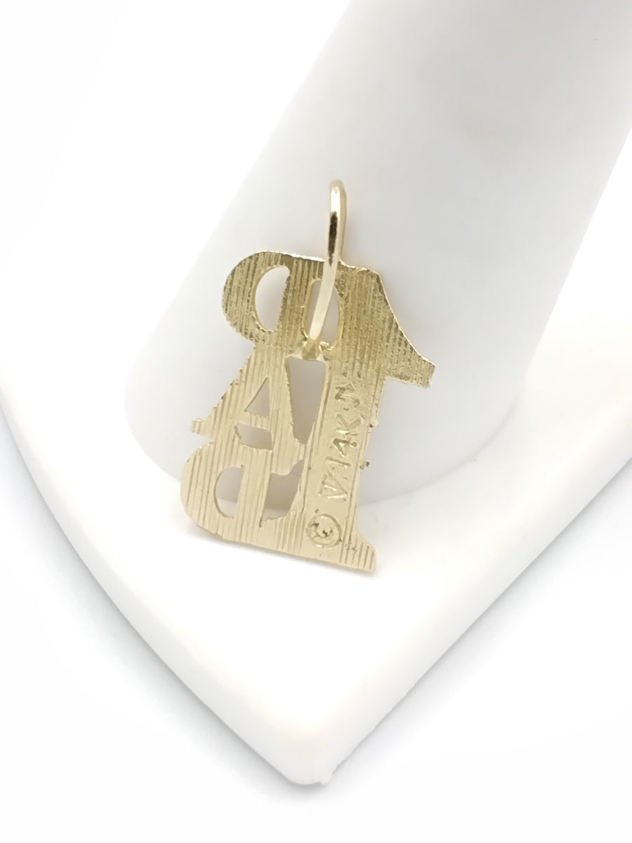 #1 Dad 14k Yellow Gold Pendant (.585) 1 grams