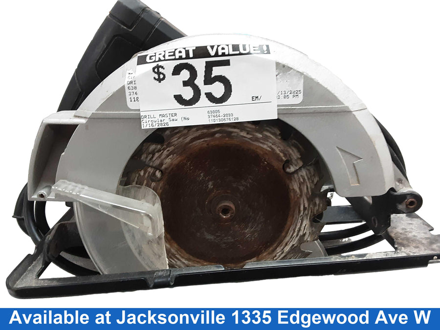 Drill Master 63005 Black Corded Circular Saw