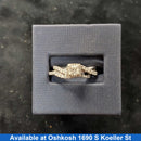Ring - Wedding Set - White Gold 10k (.417) 4.74 grams Size 7.5
