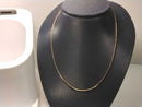 Box Chain - Yellow Gold 14k (.585) 2.8 grams 19 inch