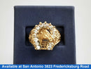 Men' S Lucky Horse Shoe Fashion Ring  - Yellow Gold 10k  Size 12