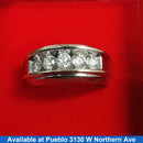 Ring - Wedding Band - White Gold 10k (.417) 7.2 grams Size 9