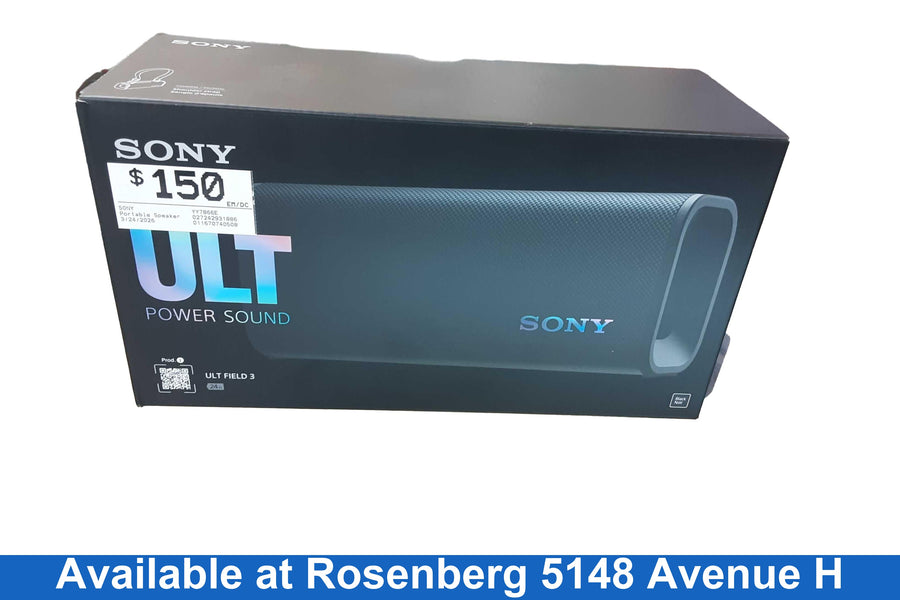 Sony Yy7866e Black Portable Speaker
