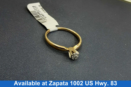 Women's Ring - Yellow Gold 10k (.417) 1.8 grams Size 8