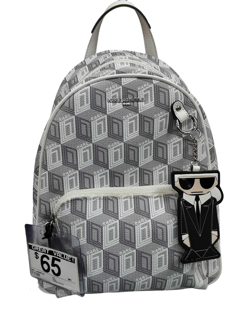 Karl Lagerfeld Gray Backpack / Briefcase / Bag