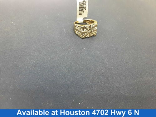 Men's Ring - Yellow Gold 14k (.585) 4.4 grams Size 20
