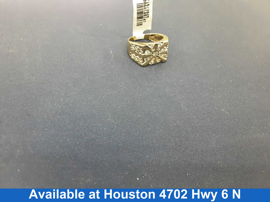 Men's Ring - Yellow Gold 14k (.585) 4.4 grams Size 20