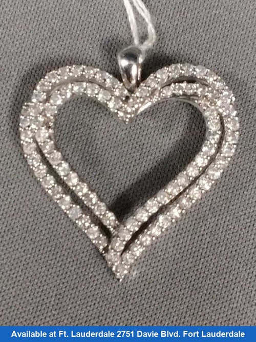Symbol Pendant - White Gold 10k (.417) 2.9 grams