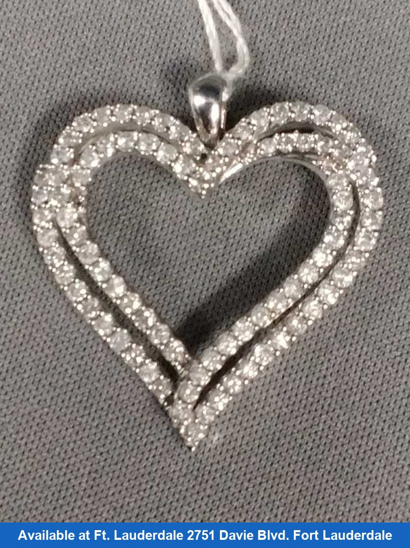 Symbol Pendant - White Gold 10k (.417) 2.9 grams