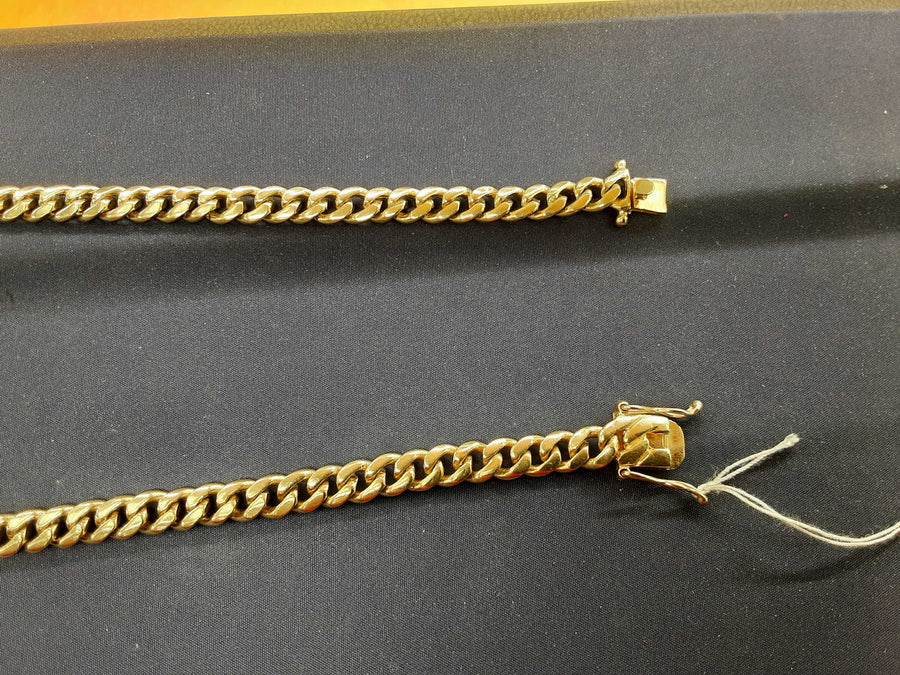 Cuban Link Chain - Yellow Gold 14k (.585) 109.2 grams 20 inch