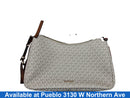 Michael Kors Nolita Medium Pebbled Leather Shoulder Bag Beige / Tan Purse / Handbag