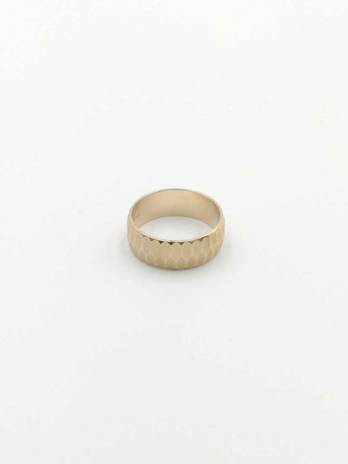 Ring - Wedding Band - Yellow Gold 14k (.585) 6.1 grams Size 10