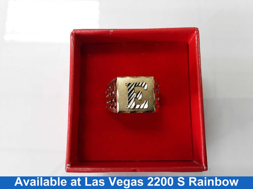 Men's Ring - Yellow Gold 10k (.417) 3.4 grams Size 7