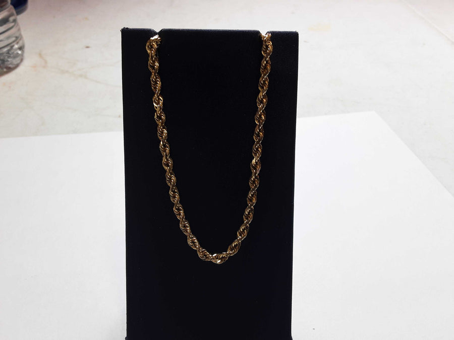 Rope Chain - Yellow Gold 10k (.417) 13.1 grams 18 inch