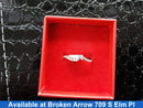 Women's Ring - Anniversary - White Gold 10k (.417) 1.7 grams Size 20