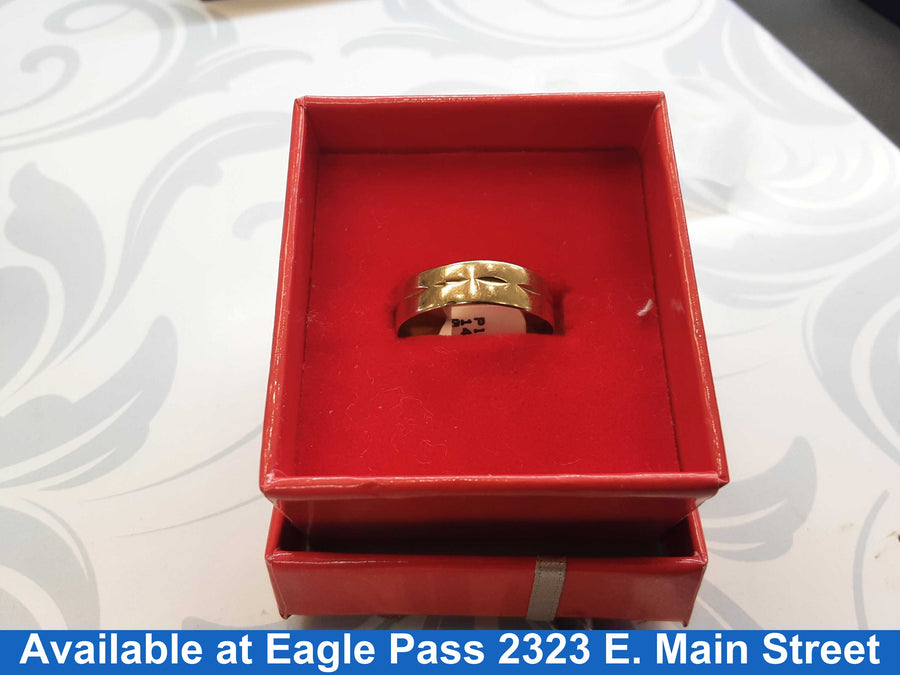 Ring - Wedding Band - Yellow Gold 14k (.585) 1.3 grams Size 7