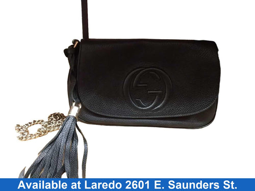 Gucci Soho Disco Flap Black Purse / Handbag