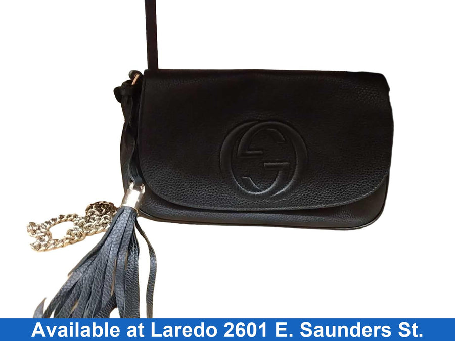 Gucci Soho Disco Flap Black Purse / Handbag