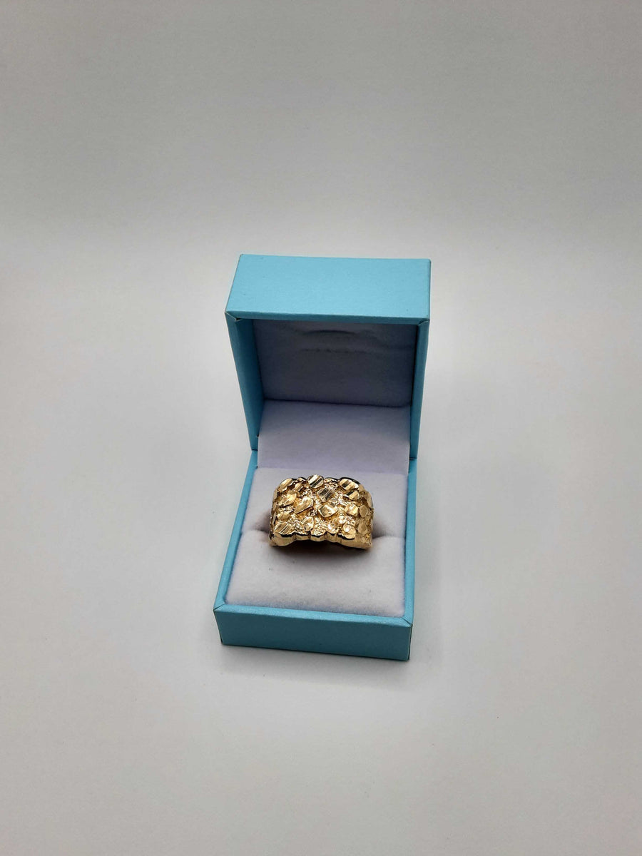 Men's Ring - Yellow Gold 10k (.417) 8.2 grams Size 12.5