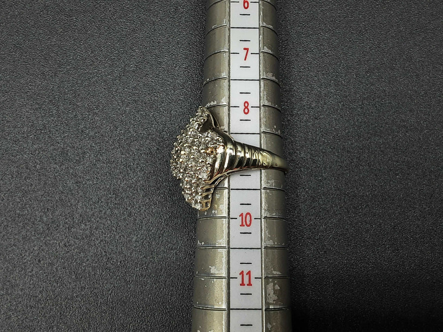 Women's Ring - Yellow Gold 10k (.417) 5.5 grams Size 9.5