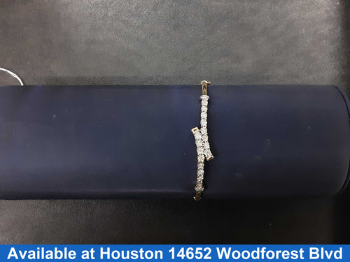 Bangle Bracelet - Yellow Gold 10k (.417) 7.7 grams 8 inch